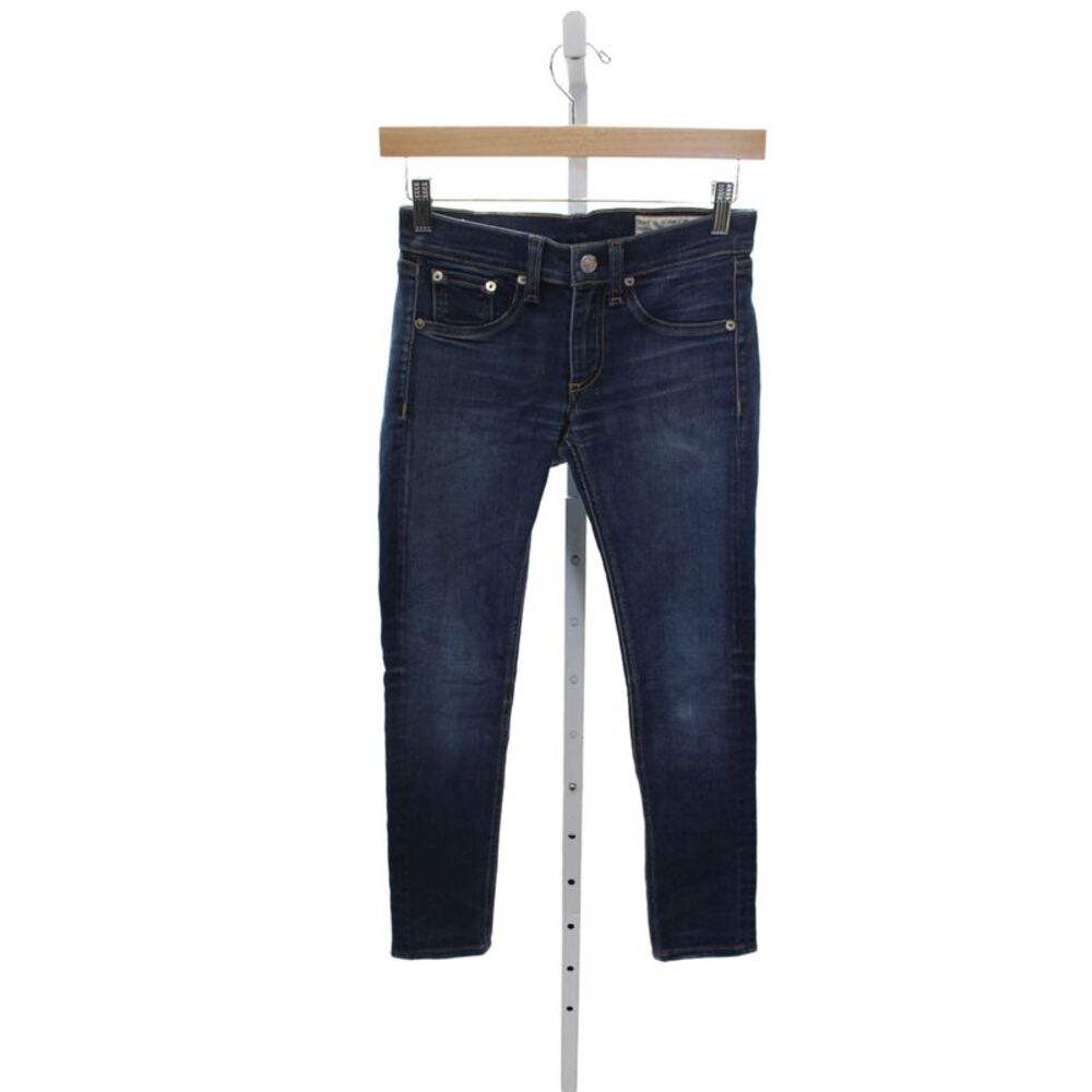 Rag & Bone Jean Women Skinny Jeans Blue Low Rise Size 24